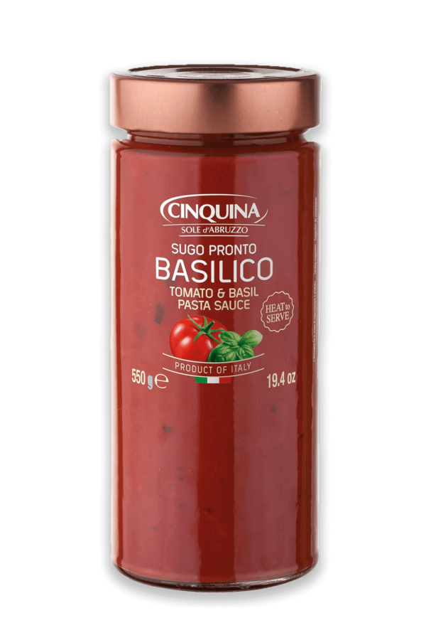 Sugo Pronto Al Basilico Cinquina Azienda Agroalimentare Italiana