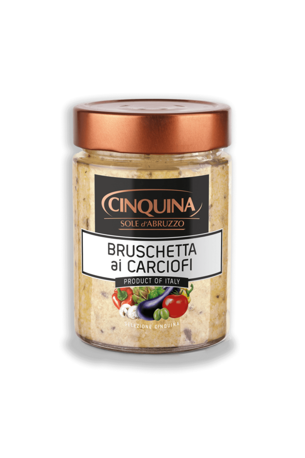 Bruschetta Ai Carciofi Cinquina Azienda Agroalimentare Italiana